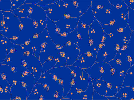 Abstract paisley patternのイラスト素材