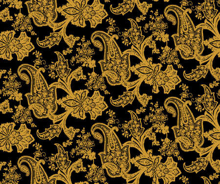 Paisley background.のイラスト素材