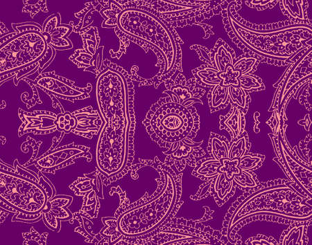 Paisley background.のイラスト素材