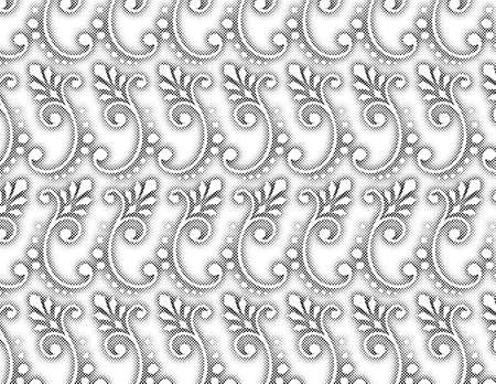 Abstract small splash grunge background, Black geometrical ornamental pattern with white backgroundの写真素材