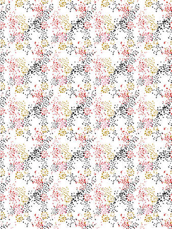 Abstract scattered flower white background.