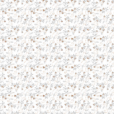 Abstract scattered flower white background.の写真素材