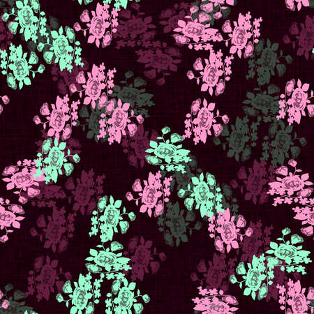 Seamless pattern white and color backgground.Vector illustration hand drawn.For used wallpaper...