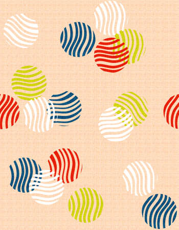 Abstract mix geometrical pattern with color backgound.の写真素材