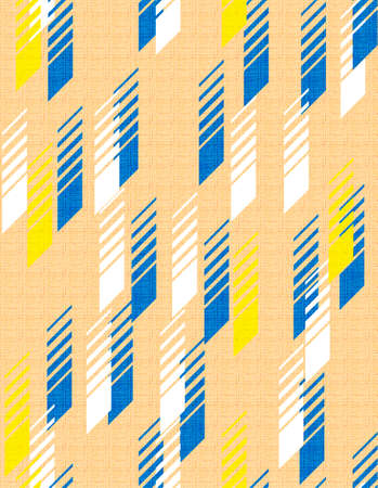 Abstract mix geometrical pattern with color backgound.