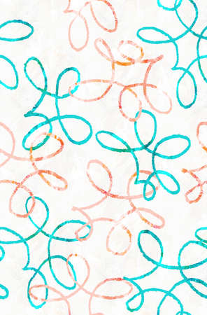 Elegance mix object pattern with color background.