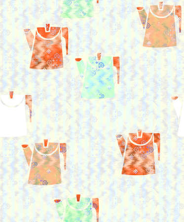 Elagance mix object pattern with color backgound.の写真素材