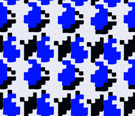 Abstract mix geometrical pattern with color backgound.の写真素材