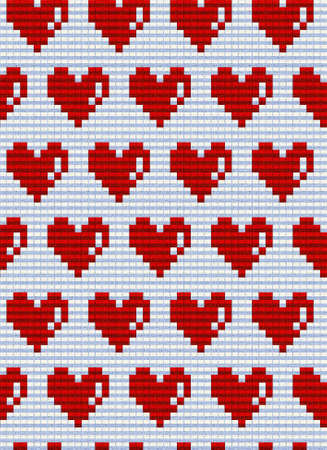 Elagance mix object pattern with color backgound.