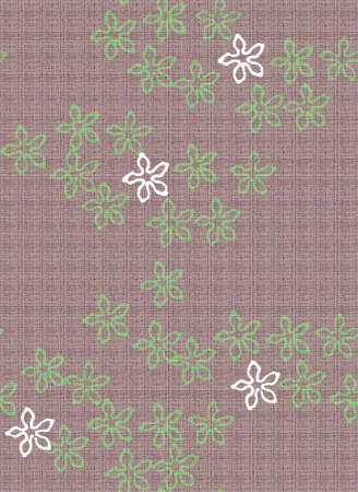 Elanance Floral motif pattern with color backgound For print and production.