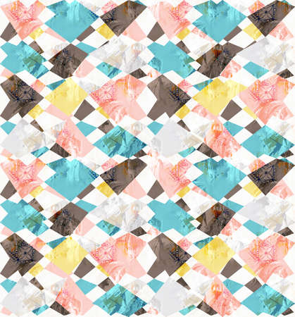 Elagance mix object pattern with color backgound.