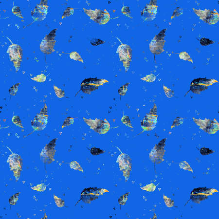 Floral pattern in the blooming botanical Motifs scattered random. Seamless vector texture. For...