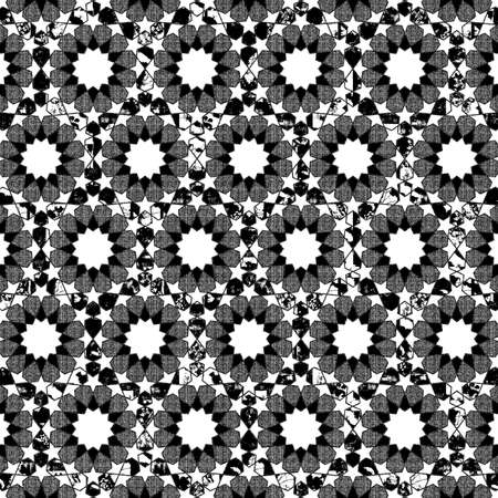 Abstract seamless pattern with abstract geometric style. Repeating sample figure and line. For...