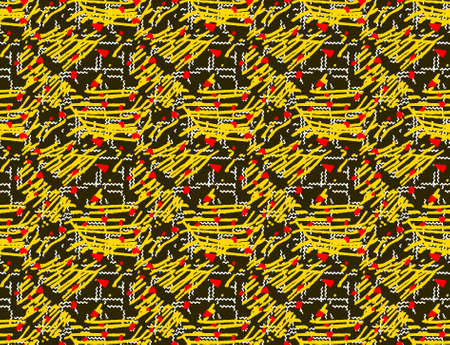 batik style seamless pattern. Hand drawn print. Ink textured japanese background. Modern batik...