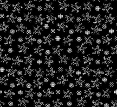 Abstract geometric pattern by the points, circles. Gray and white texture. A seamless vector background.の写真素材