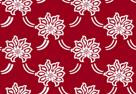 Renaissance Period Inspired Square Ornament Background Pattern. one color background.