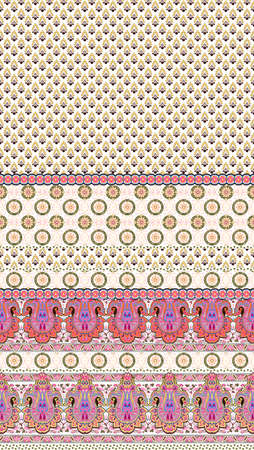 Photo flower color pattern image digital colorful graphics cute illustration.の写真素材