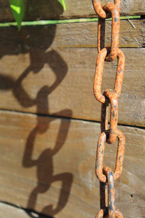 Rusting Chainの写真素材