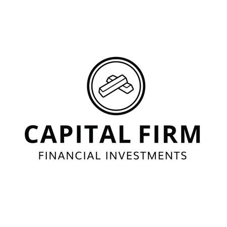 Capital Money Finance Financial Firm Investment Logoのイラスト素材