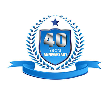 40 years Anniversaryのイラスト素材