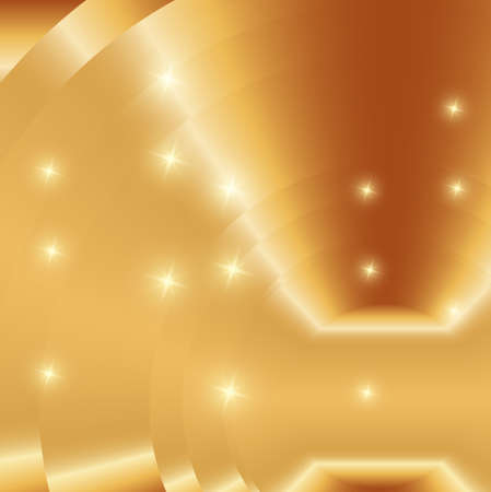 Abstract gold background of holiday lightsのイラスト素材