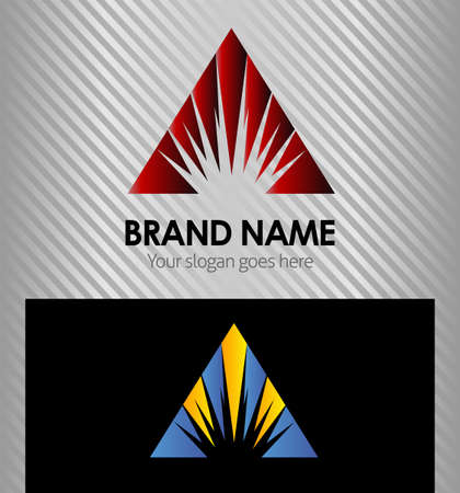 Abstract triangle logoのイラスト素材
