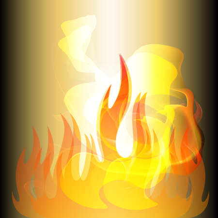 Fire yellow abstract backgroundのイラスト素材
