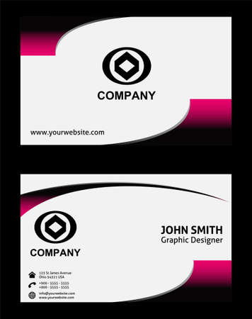 Business cardsのイラスト素材