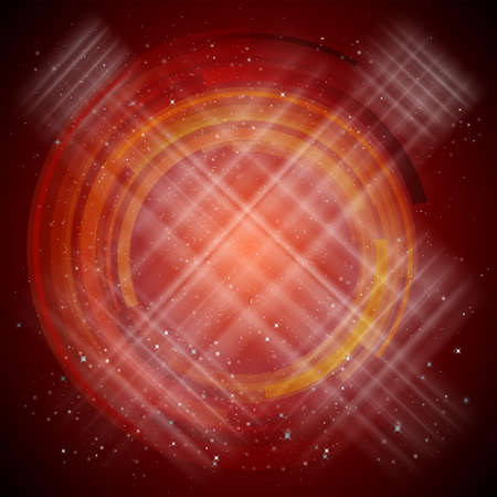 Red Abstract background with stars. Vector illustrationのイラスト素材