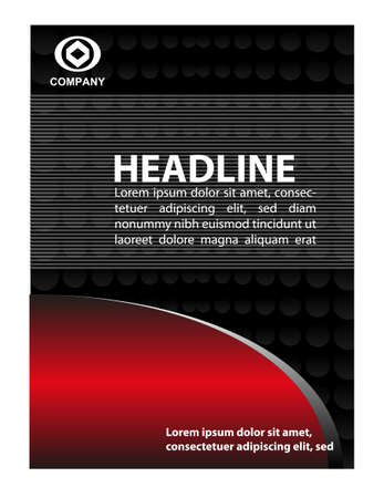 flyer, brochure template. vectorのイラスト素材
