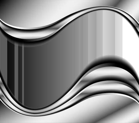 Grey background gray curve line on space shadow overlap and dimension modern texture pattern for text and message website designのイラスト素材