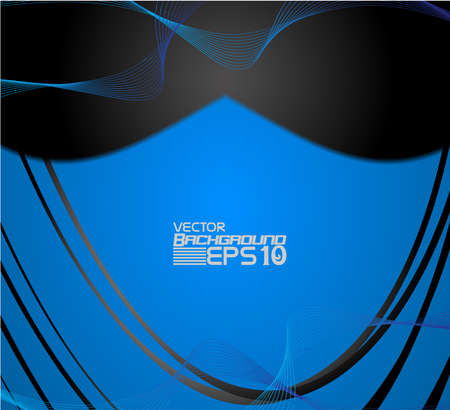 Blue Abstract Backgroundのイラスト素材