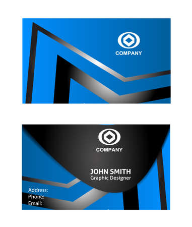 Business Card design setのイラスト素材