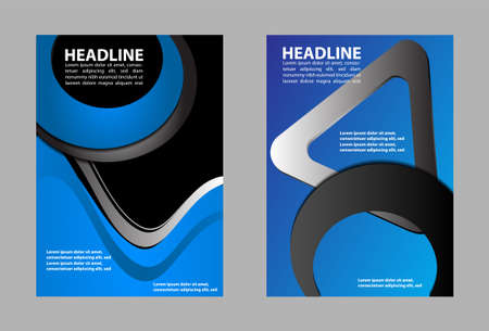 vector business marketing brochure, poster templateのイラスト素材