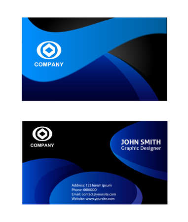 creative business cards のイラスト素材