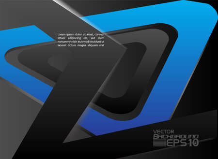 Stylish presentation of business poster, magazine cover, design layout templateのイラスト素材