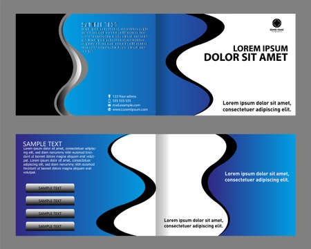 brochure templatesのイラスト素材