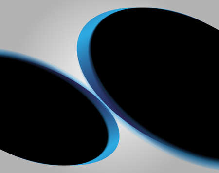 Blue background curve shadow line on space and dimension modern overlap pattern texture for text messages and website designのイラスト素材