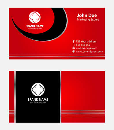 Business Card designのイラスト素材