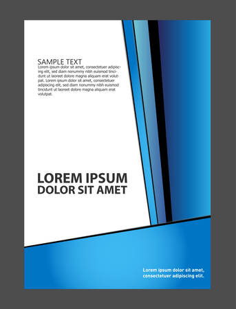 Professional business flyer template or corporate banner designのイラスト素材