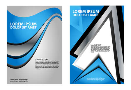 flyer, brochure or magazine cover templateのイラスト素材