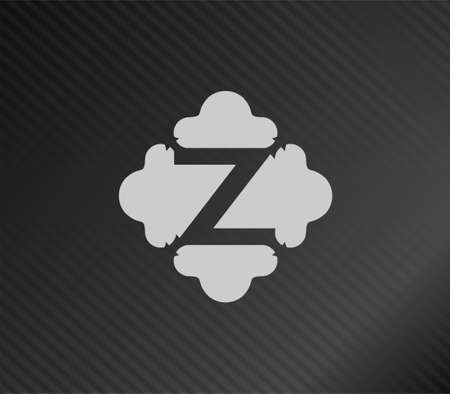 Letter Z logo design icon - vector signのイラスト素材