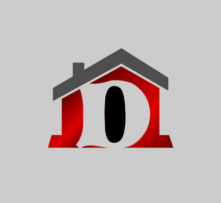 Vector logo design template D Letter companyのイラスト素材