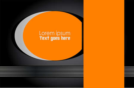 Orange abstract background with waveのイラスト素材