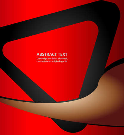 Red background shadow space and dimension modern overlap pattern texture for text messages and website designのイラスト素材
