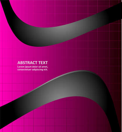 Purple background on white background vector overlap square dimension line for text and message designのイラスト素材