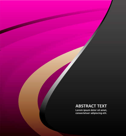Purple background curve gray line on the overlap and dimension modern shadow space texture pattern for text messages and website designのイラスト素材