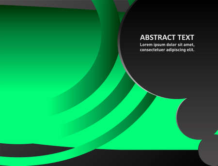 Green background infographic vector graphic information and text messages for designのイラスト素材