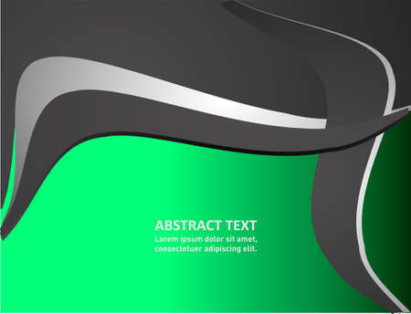 Green background infographic vector graphic information and text messages for designのイラスト素材