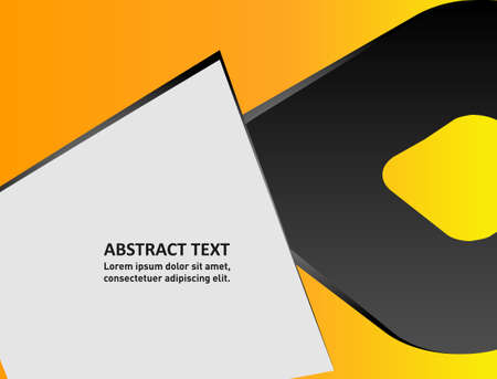 vector illustration background overlap dimension text message and message board for modern website designのイラスト素材